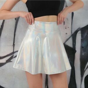Iridescent Mini Skirt